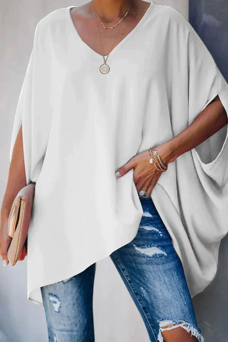 Loose Women's Blouse | Elegant Summer Design | Breathable and Comfortable | Perfect for Warm Weather
