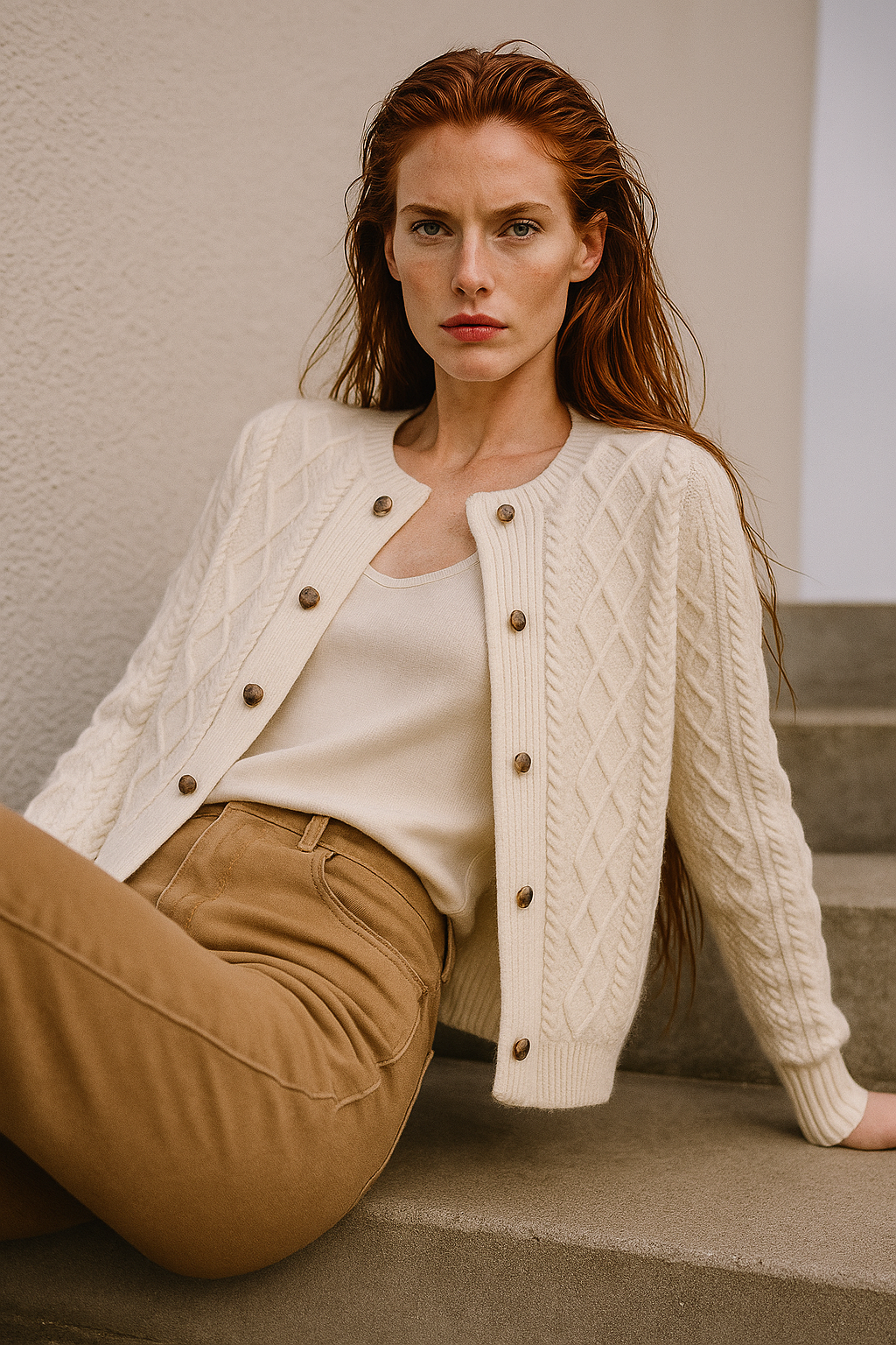 Cable Knit Cardigan