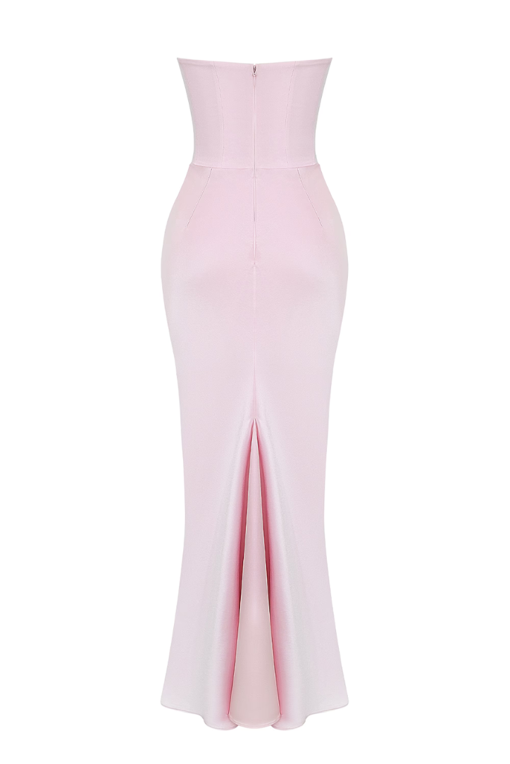 Margot Corset Maxi- Pink