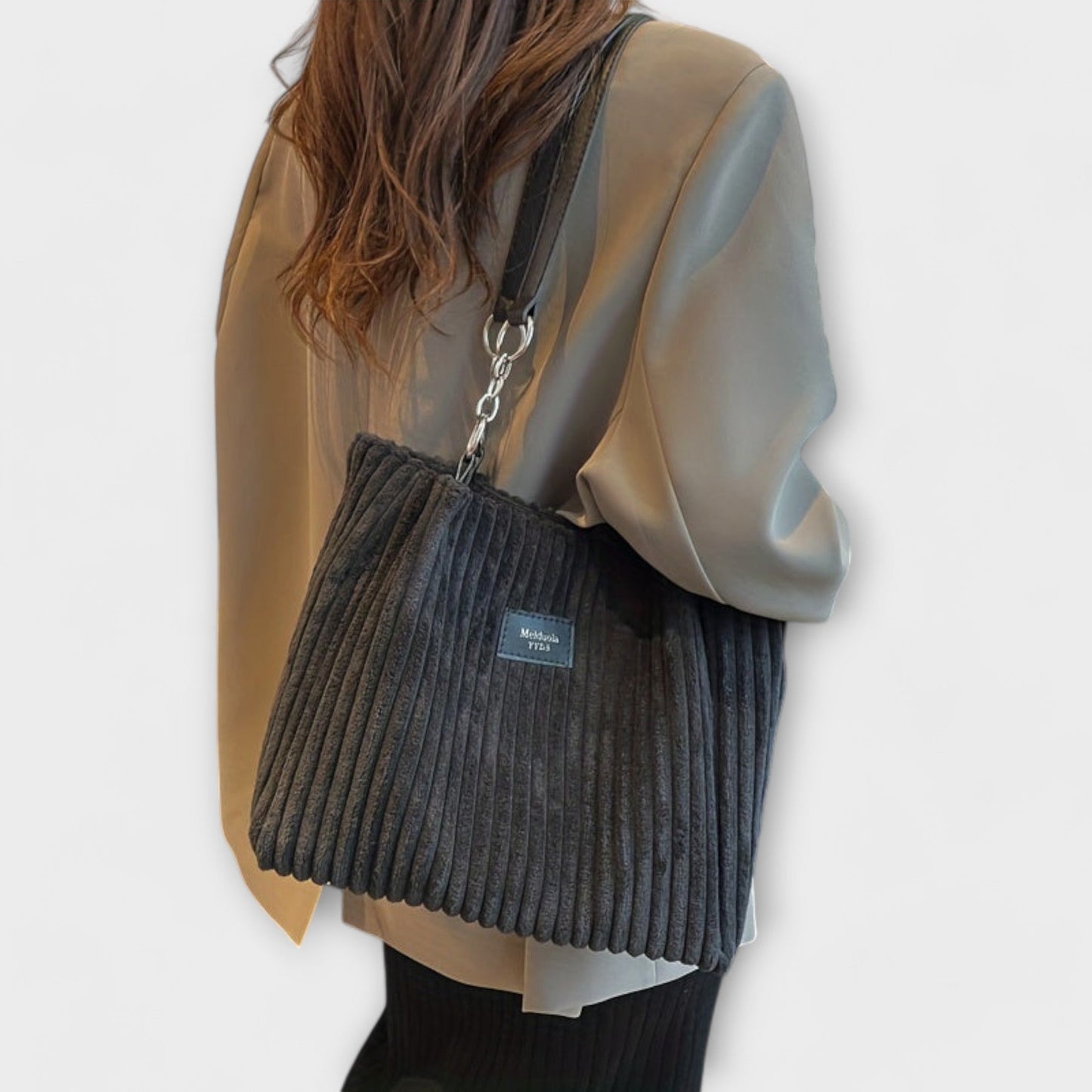 Cady - Soft Cord Shoulder Bag