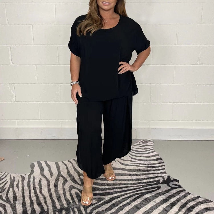 Sol | Women's Casual Pants & Top Set | Two-Piece