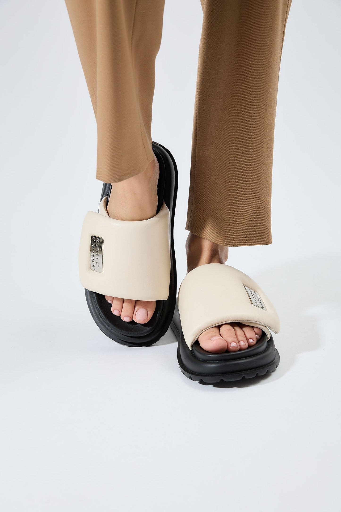 Blair | Milk Sandals