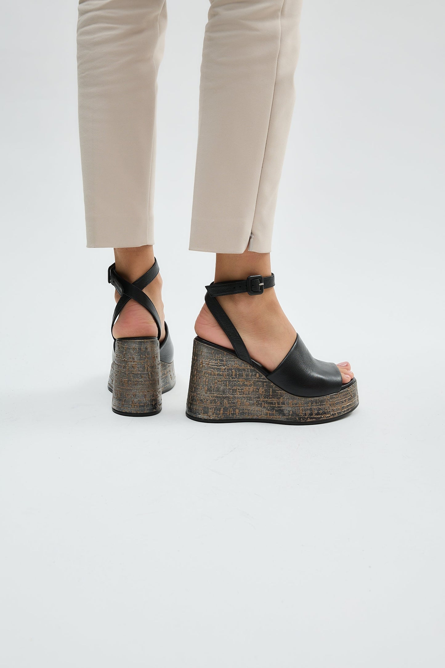 Blair | Black Sandal Heels