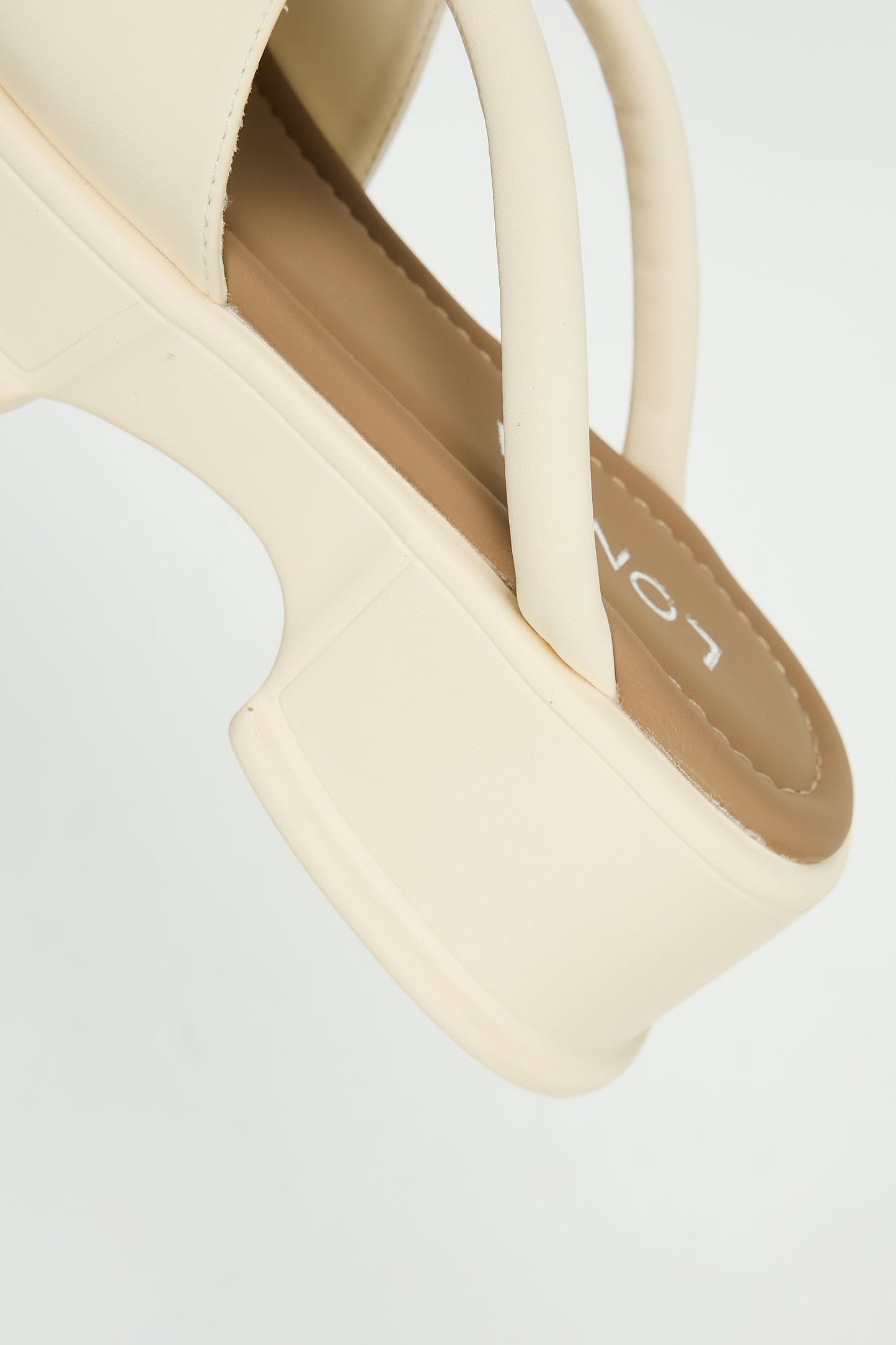 Blair | Milk Sandal Heels