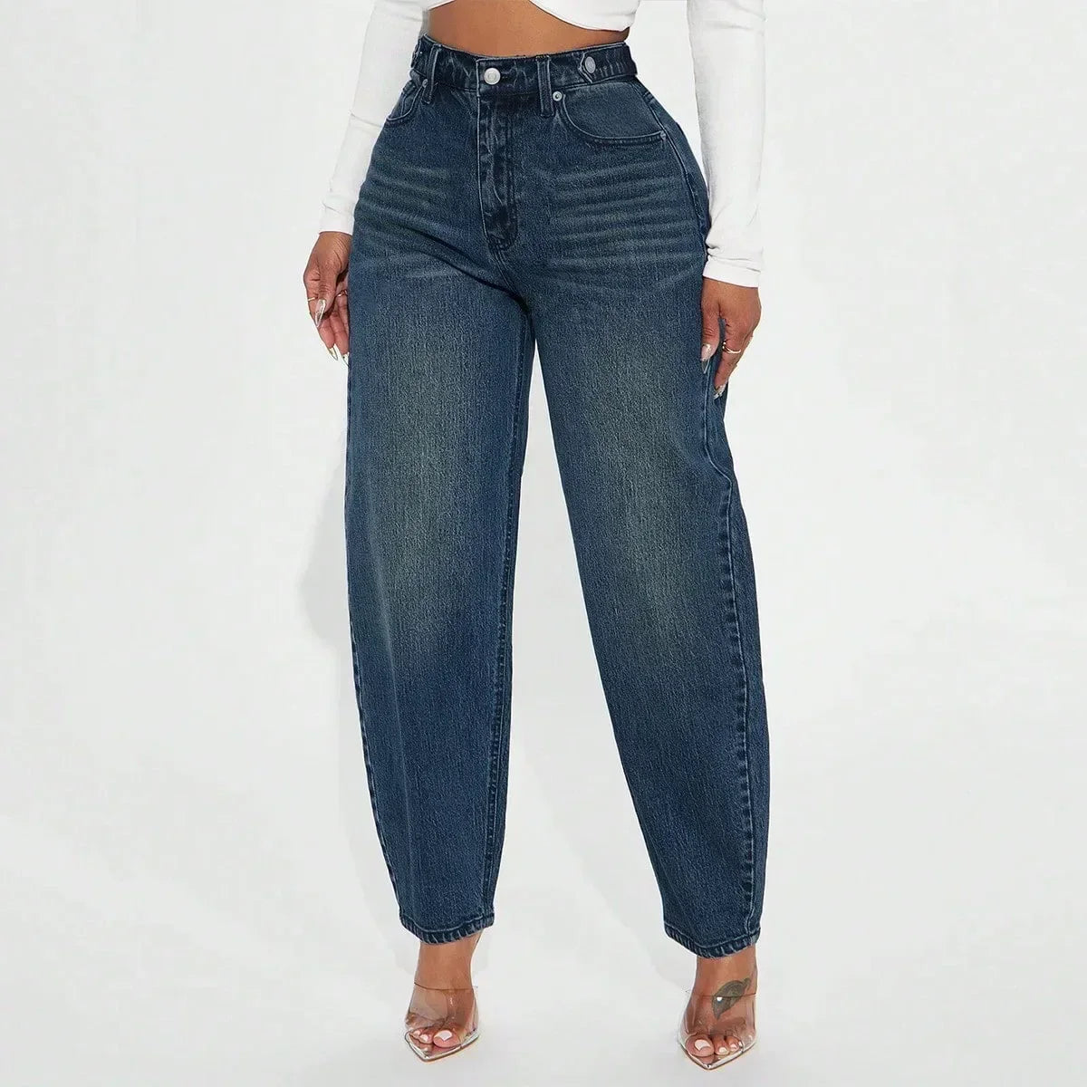 Stylish mom jeans for women | High waist