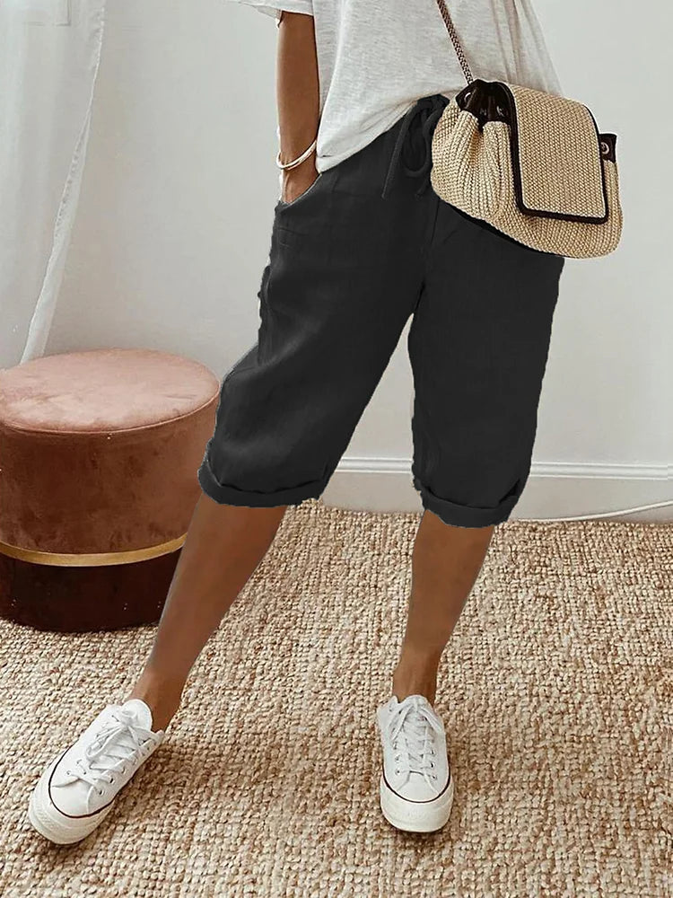 Women's Shorts | Drawstring | Relaxed Fit | Summery Look