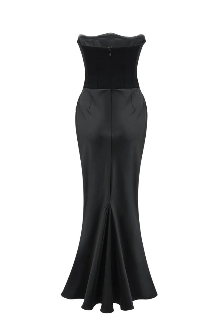 Margot Corset Maxi- Black