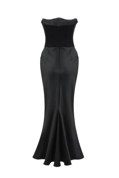 Margot Corset Maxi- Black