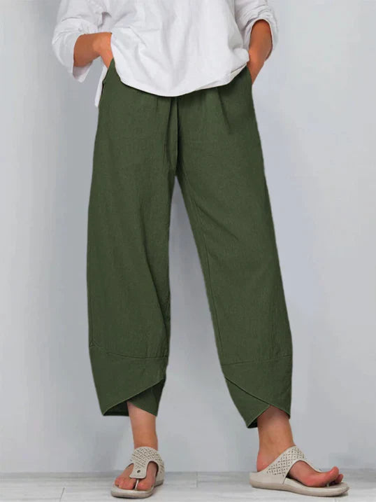 Women's Summer Pants | Cropped Leg | Airy Fit | Casual Look