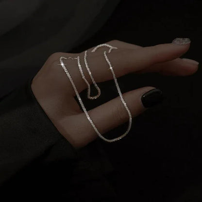 Starry Light Necklace Silver Set