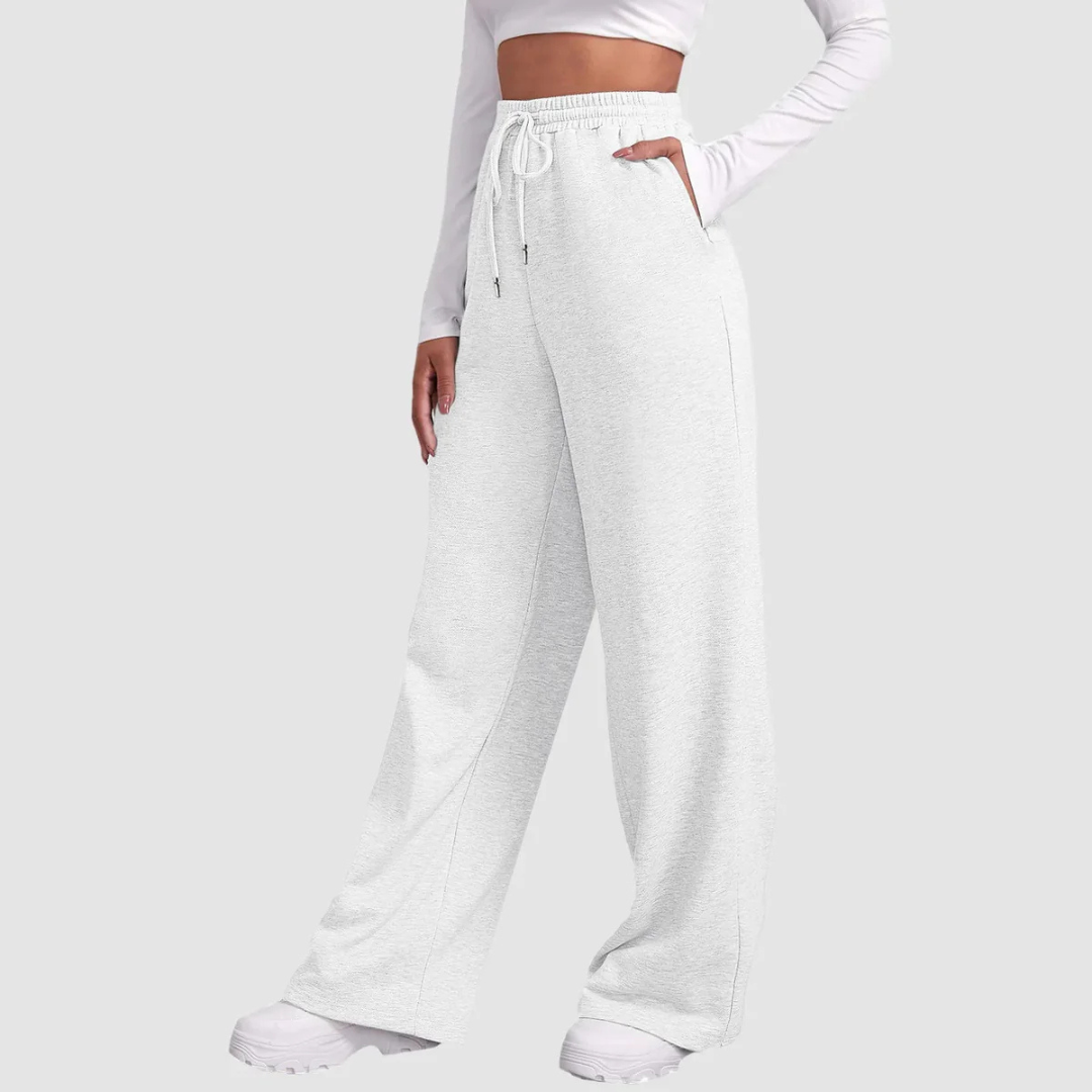 Women's Wide Leg High Waisted Jogger Pants | Loose Fit