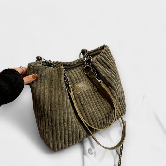 Cady - Soft Cord Shoulder Bag