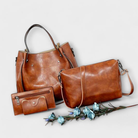 Candice - 4-Piece Vintage Bag Set