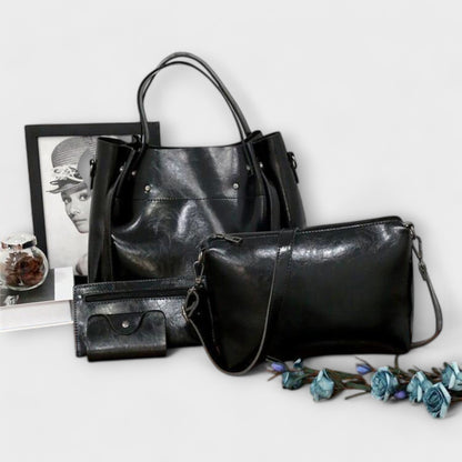 Candice - 4-Piece Vintage Bag Set