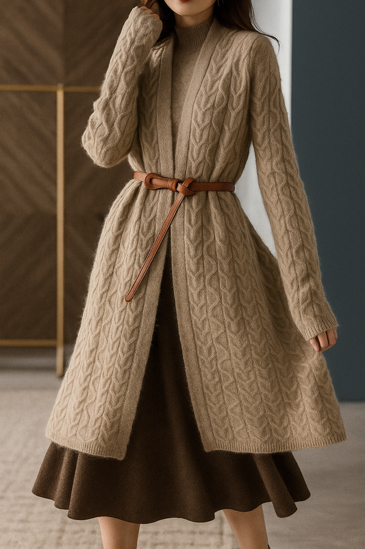 Merino Wool and Cashmere Cardigan