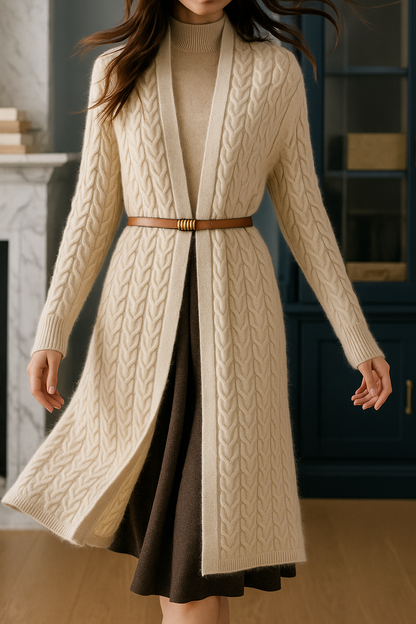 Merino Wool and Cashmere Cardigan