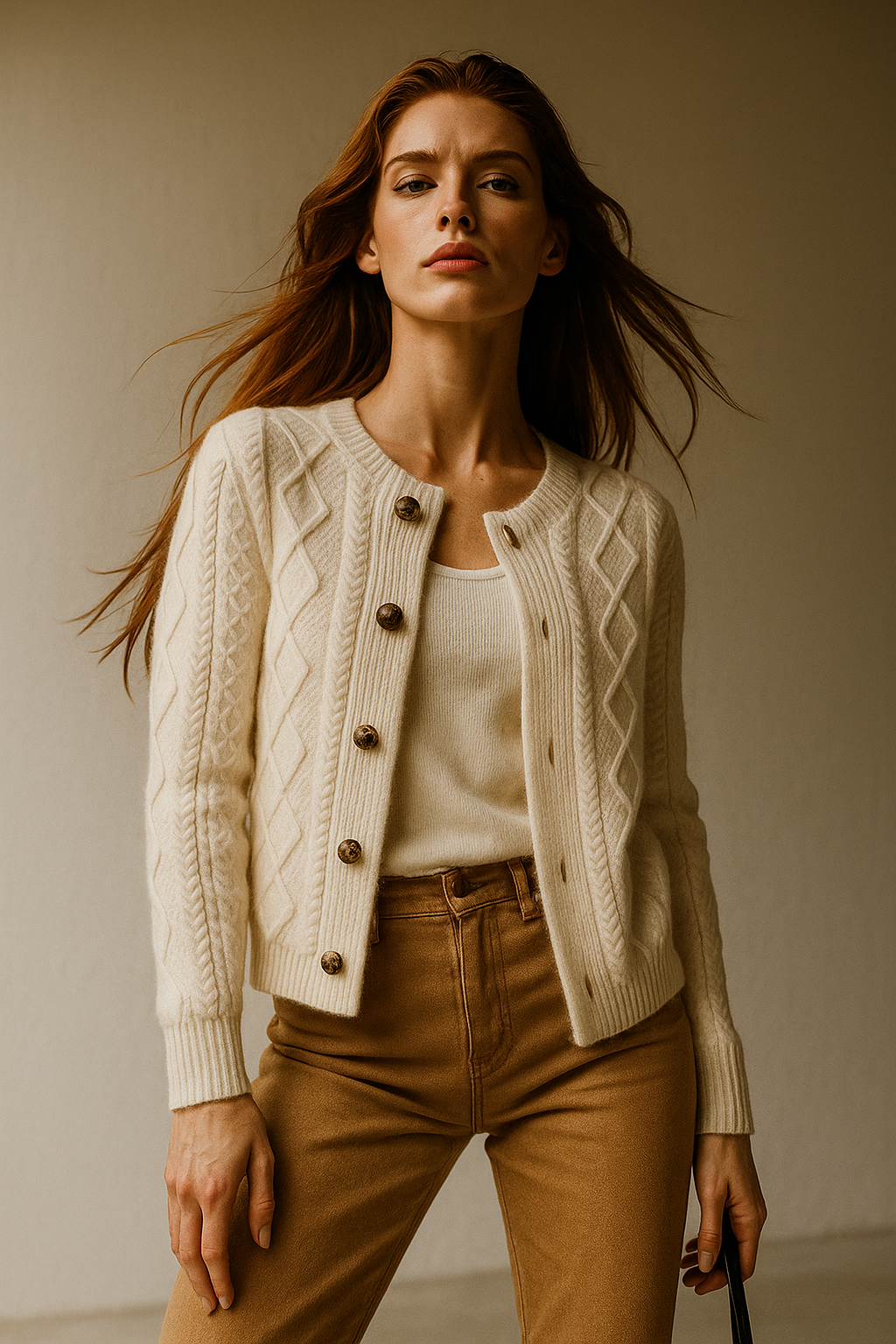Cable Knit Cardigan