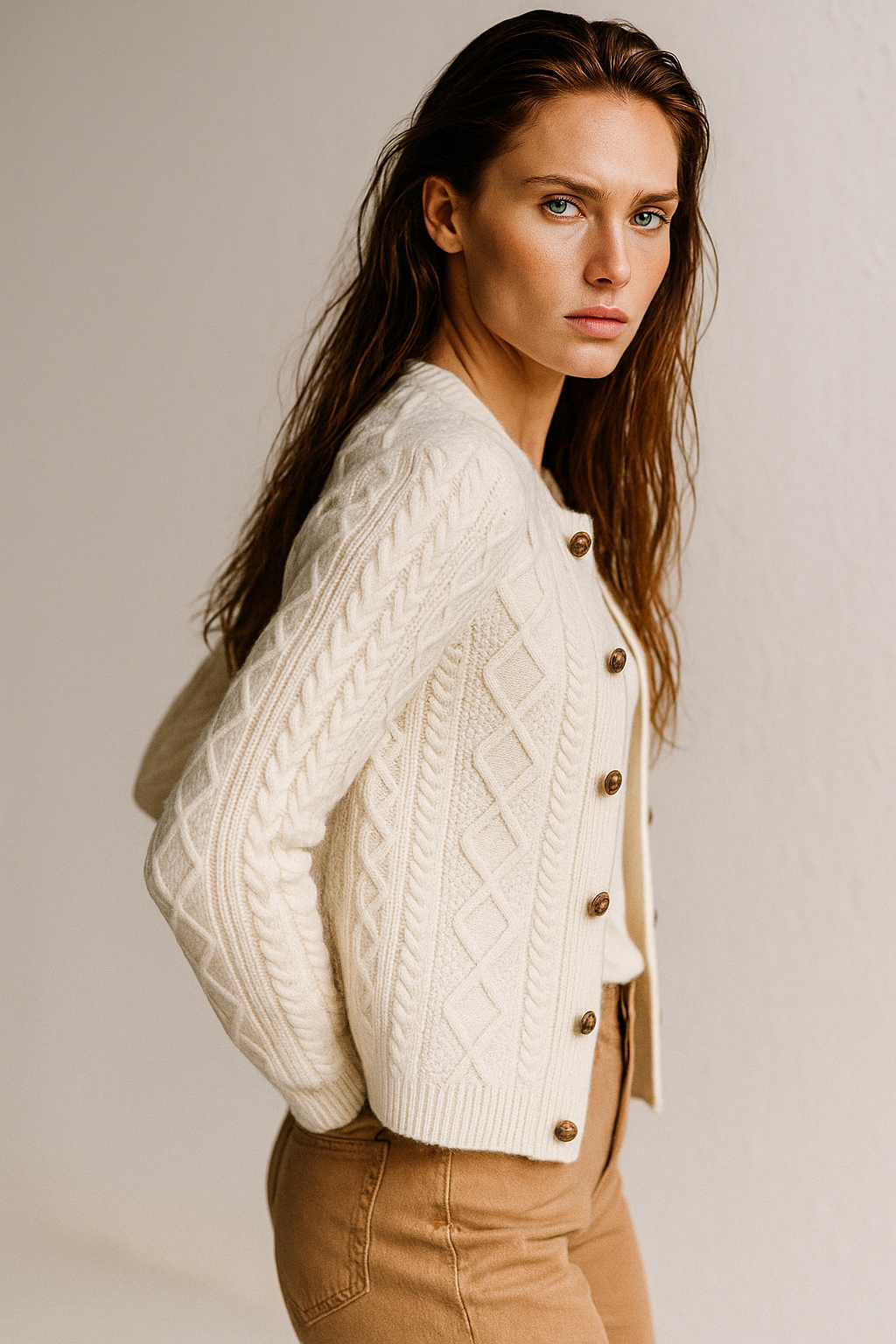 Cable Knit Cardigan