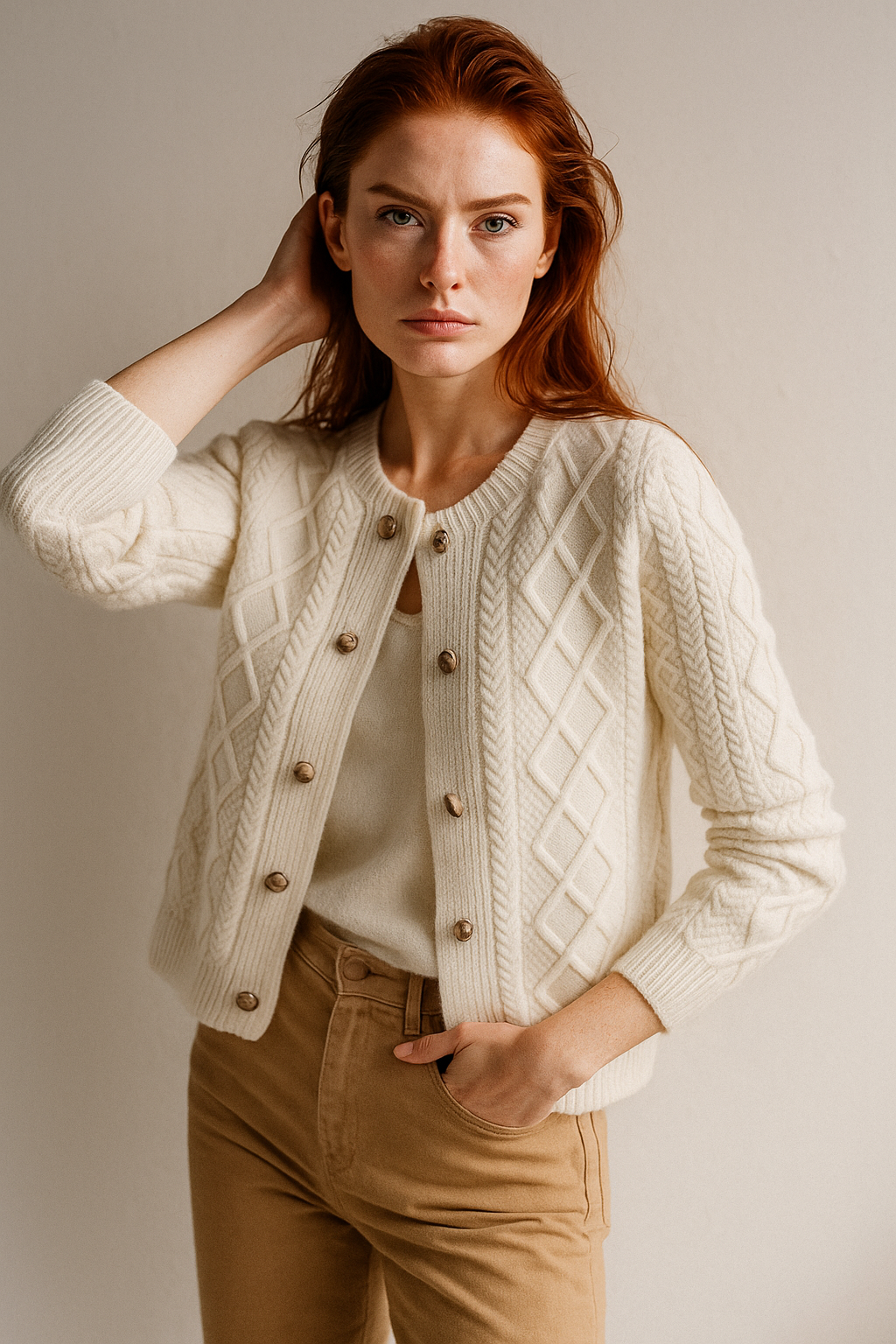 Cable Knit Cardigan
