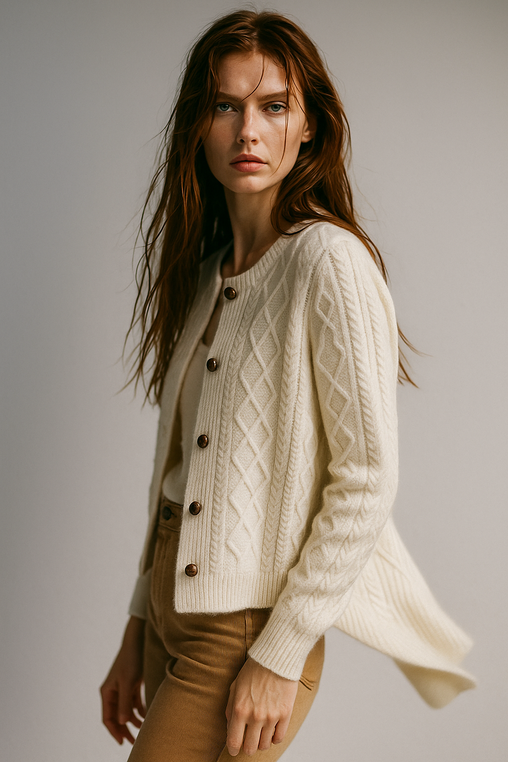 Cable Knit Cardigan