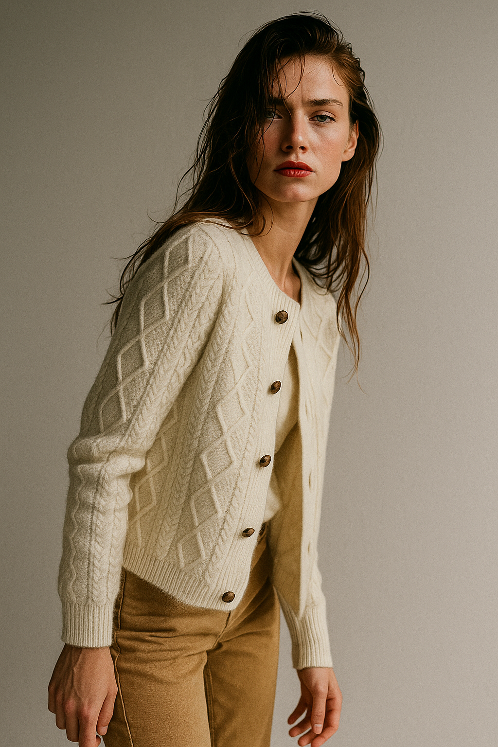 Cable Knit Cardigan