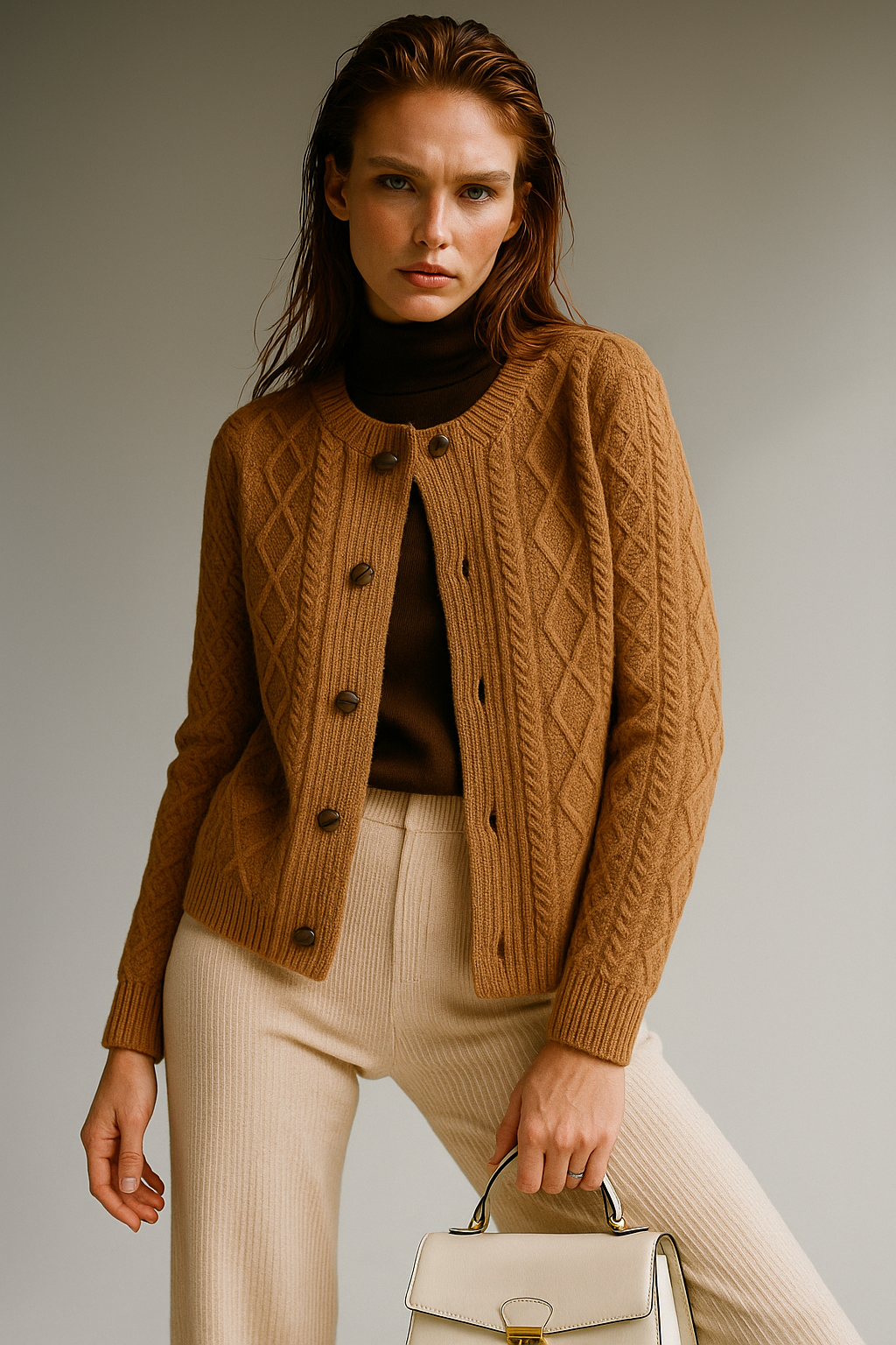 Cable Knit Cardigan