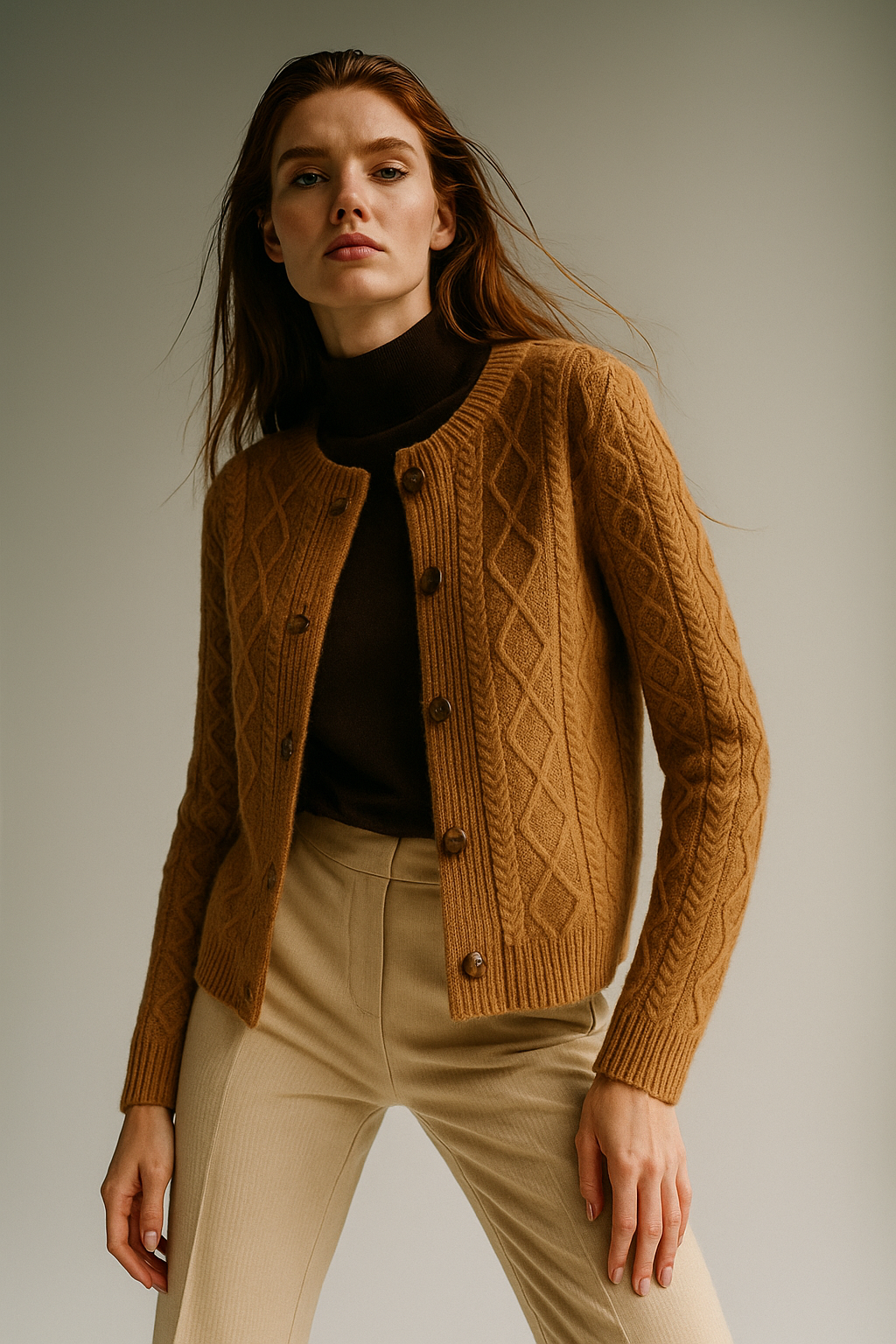 Cable Knit Cardigan