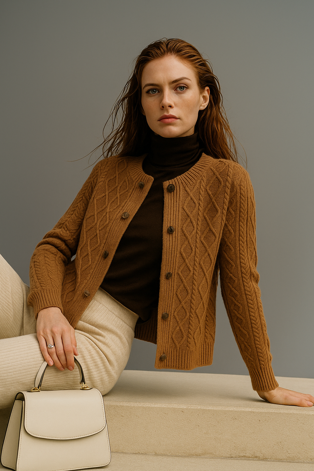 Cable Knit Cardigan
