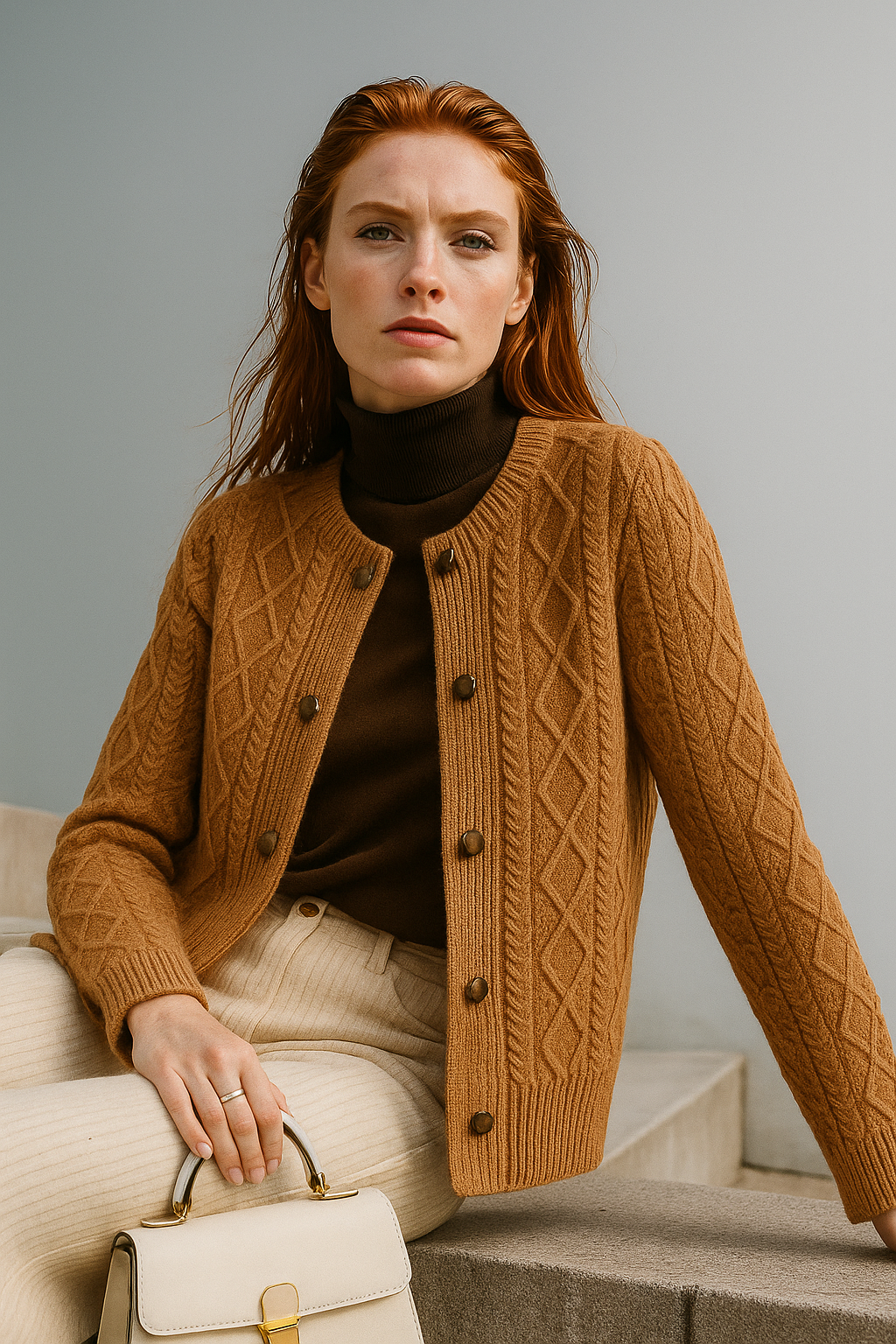 Cable Knit Cardigan