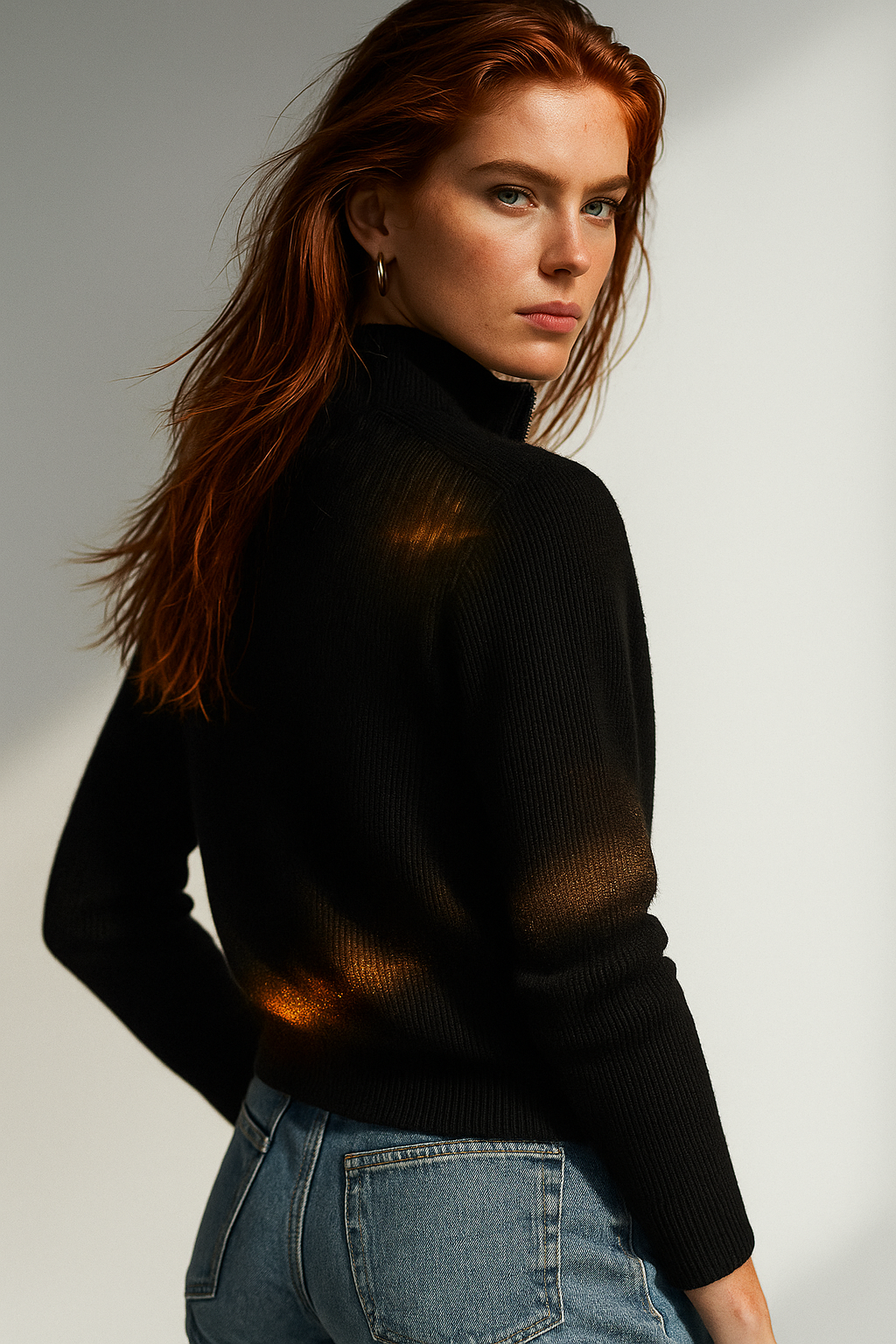 Wool Zip Cardigan