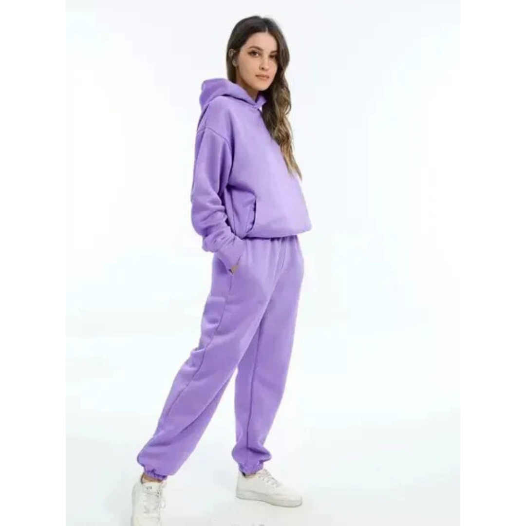 Two-piece oversized training set for women | Casual