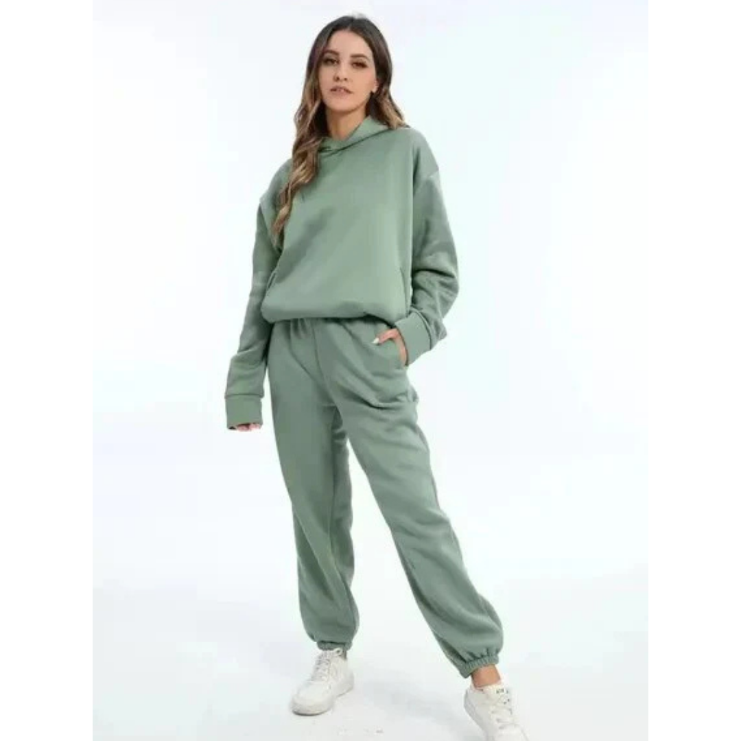 Two-piece oversized training set for women | Casual
