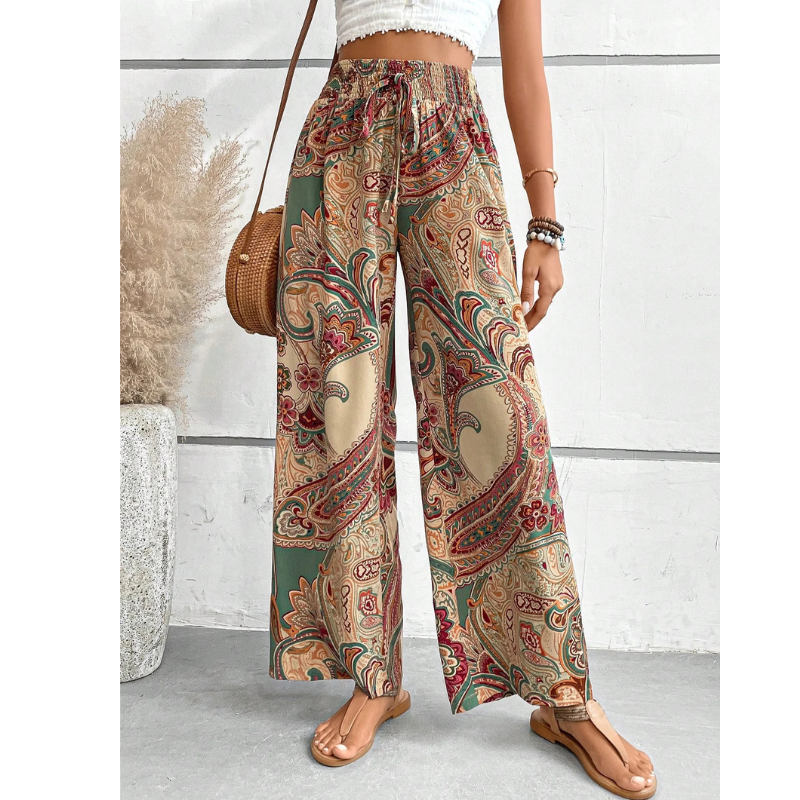 Women's Pants | Boho Style | Wide Leg | Airy Look