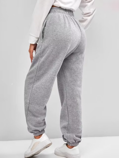 Sporty jogging pants for women | High waist