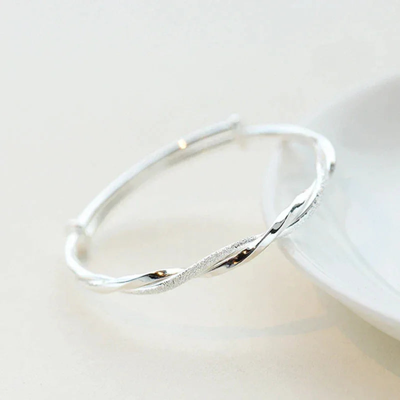 Braided Silver Bracelet