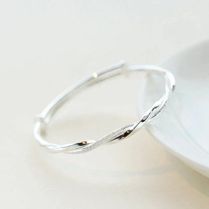 Braided Silver Bracelet