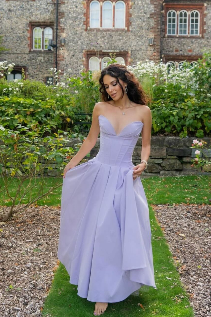 Katerina Corset Midi- Lilac