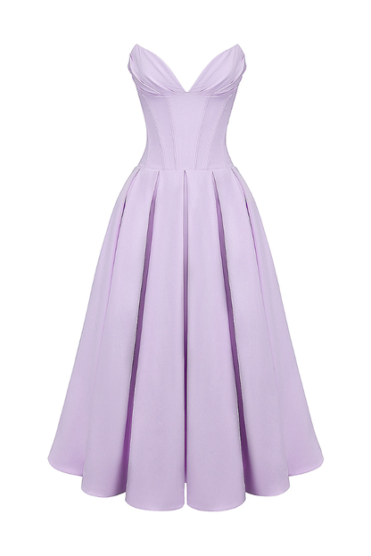 Katerina Corset Midi- Lilac