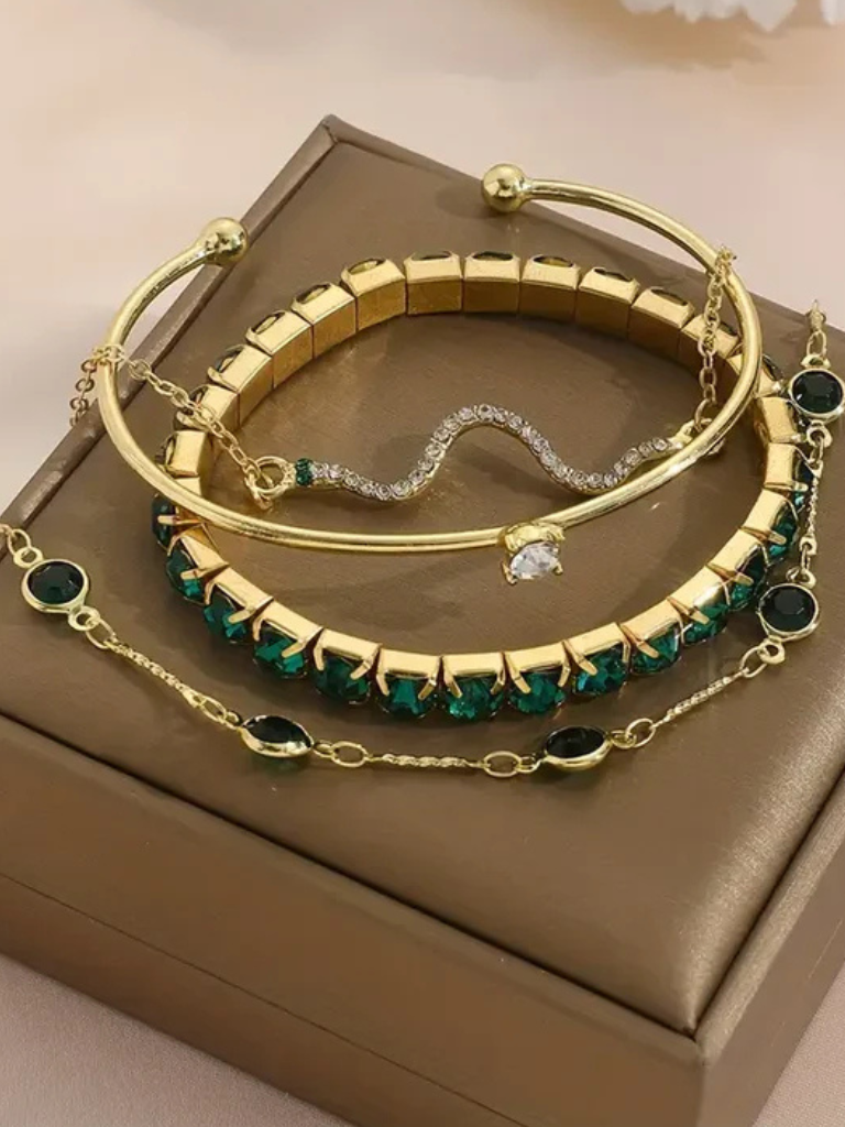 Harmony Evergreen Bracelet Set