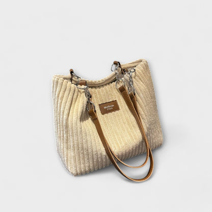 Cady - Soft Cord Shoulder Bag