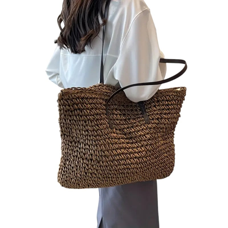 Nina - Woven Tote Bag
