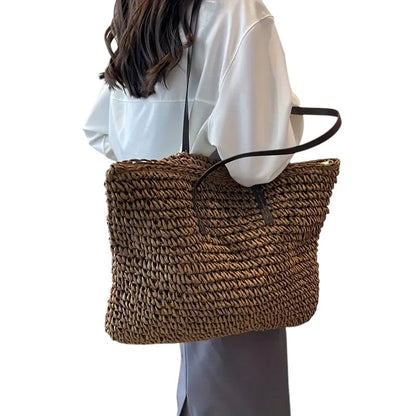 Nina - Woven Tote Bag