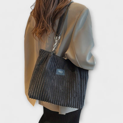 Cady - Soft Cord Shoulder Bag