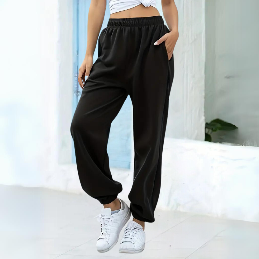 Baggy jogging pants for women | High waist