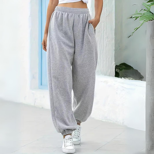 Baggy jogging pants for women | High waist