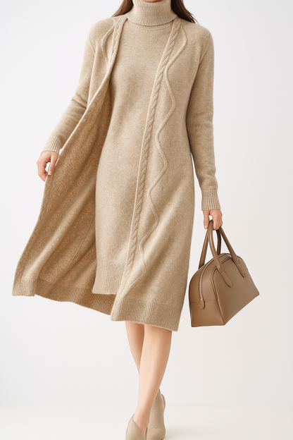 Cardigan, Cable-Knit