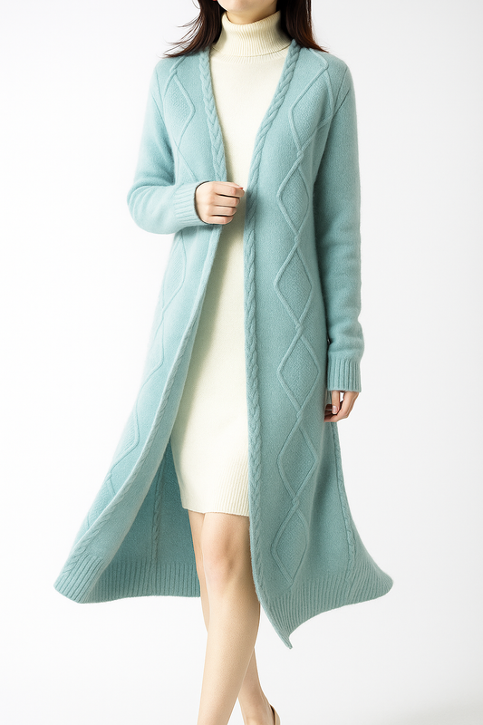 Cardigan, Cable-Knit