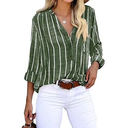 Maddie | Striped Shirt
