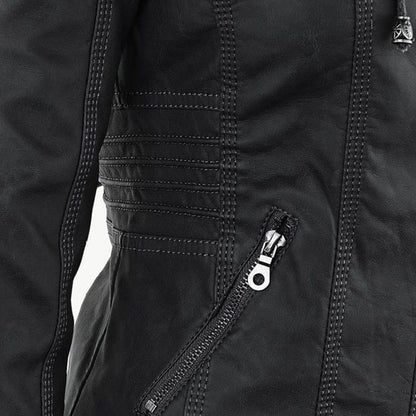 Riyana | Elegant and Street-Ready Leather Jacket