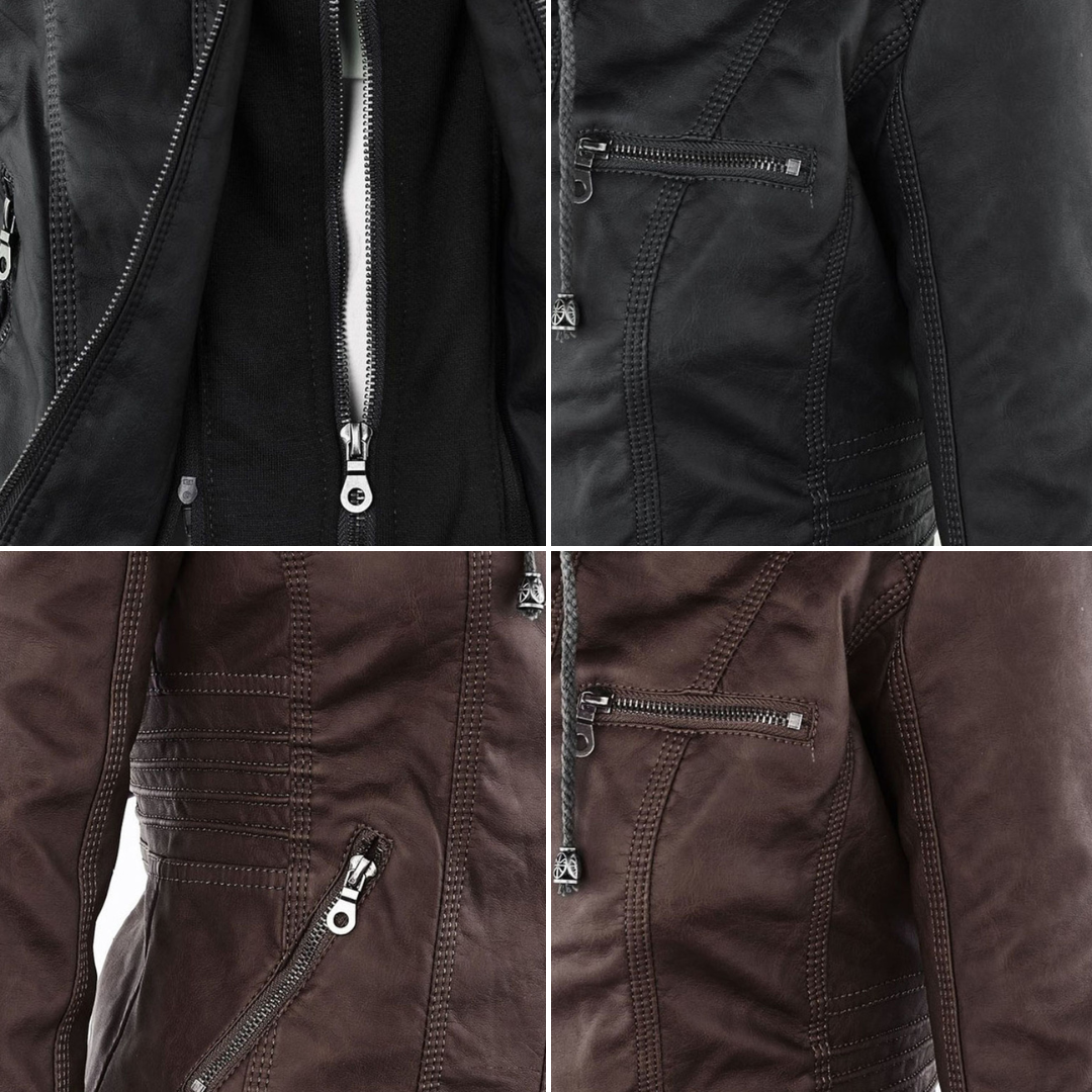 Riyana | Elegant and Street-Ready Leather Jacket